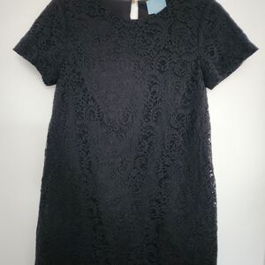 Elegant Black Lace Dress